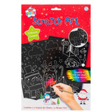 Kids Christmas Themed Scratch Art