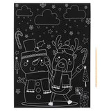 Kids Christmas Themed Scratch Art