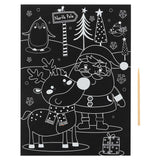Kids Christmas Themed Scratch Art