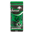 4kg bag of black wattle charcoal on a white background