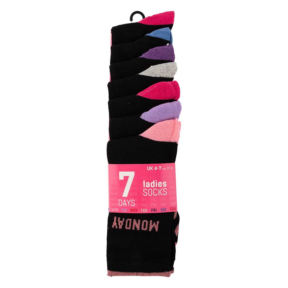 Women's Day of the Week Socks 7 Pack