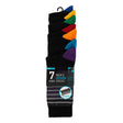 Mens design socks 7 pack on a white background