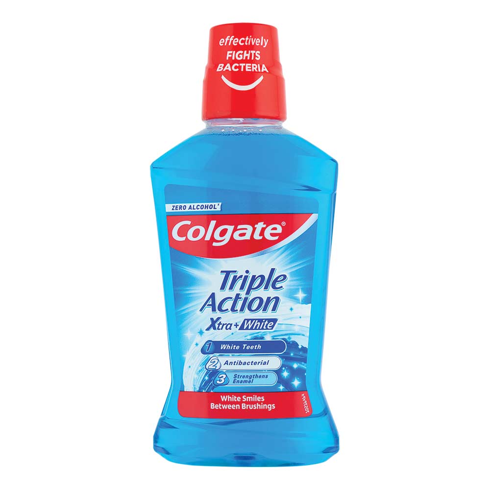 Colgate Triple Action Xtra White Mouthwash 500ml