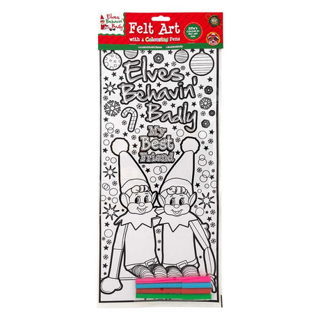Elf Colouring Set  | Poundstretcher  505273