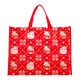 Elf Christmas Shopper Bag (44cm x 33.5cm x 16cm)