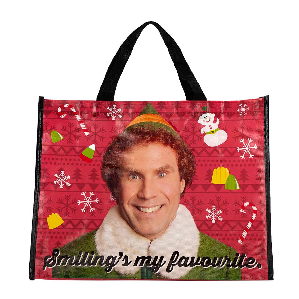 Elf Christmas Shopper Bag (44cm x 33.5cm x 16cm)