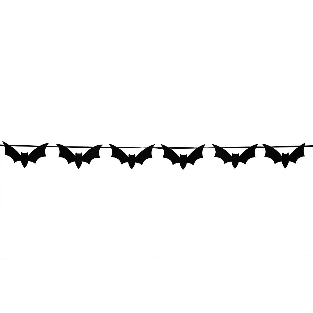 Halloween Spooky Flying Bat Garland 3 Metres