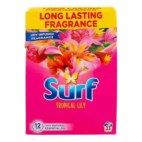 Surf Tropical Lily Laundry Detergent Powder 23 Washes | Poundstretcher 509309