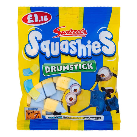 Swizzles Drumstick Squashies Banana & Blueberry Flavour Sweets | Poundstretcher 509783