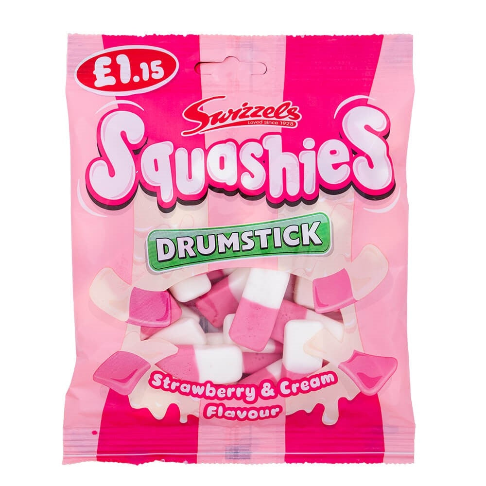 Swizzles Squashies Strawberry & Cream Flavour Sweets 120G | Poundstretcher 509801
