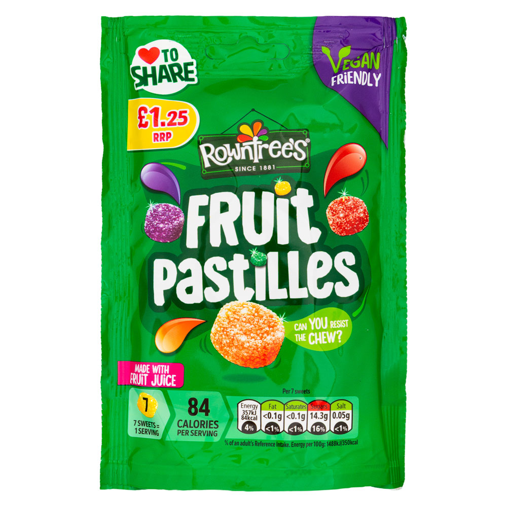 Rowntree's Fruit Pastilles Sweets 114g