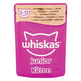 Whiskas Kitten 2-12 Months Poultry Feasts In Jelly Cat Food Pouches 85g x 40 Pack