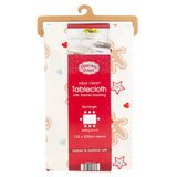 Christmas Dining Table Cloth With Flannel Backing 132 x 230cm