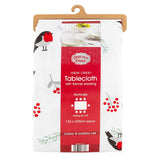 Christmas Dining Table Cloth With Flannel Backing 132 x 230cm