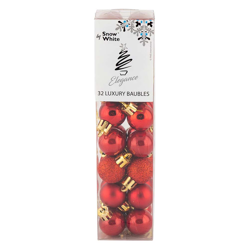 Luxury Christmas Baubles 32 Pack