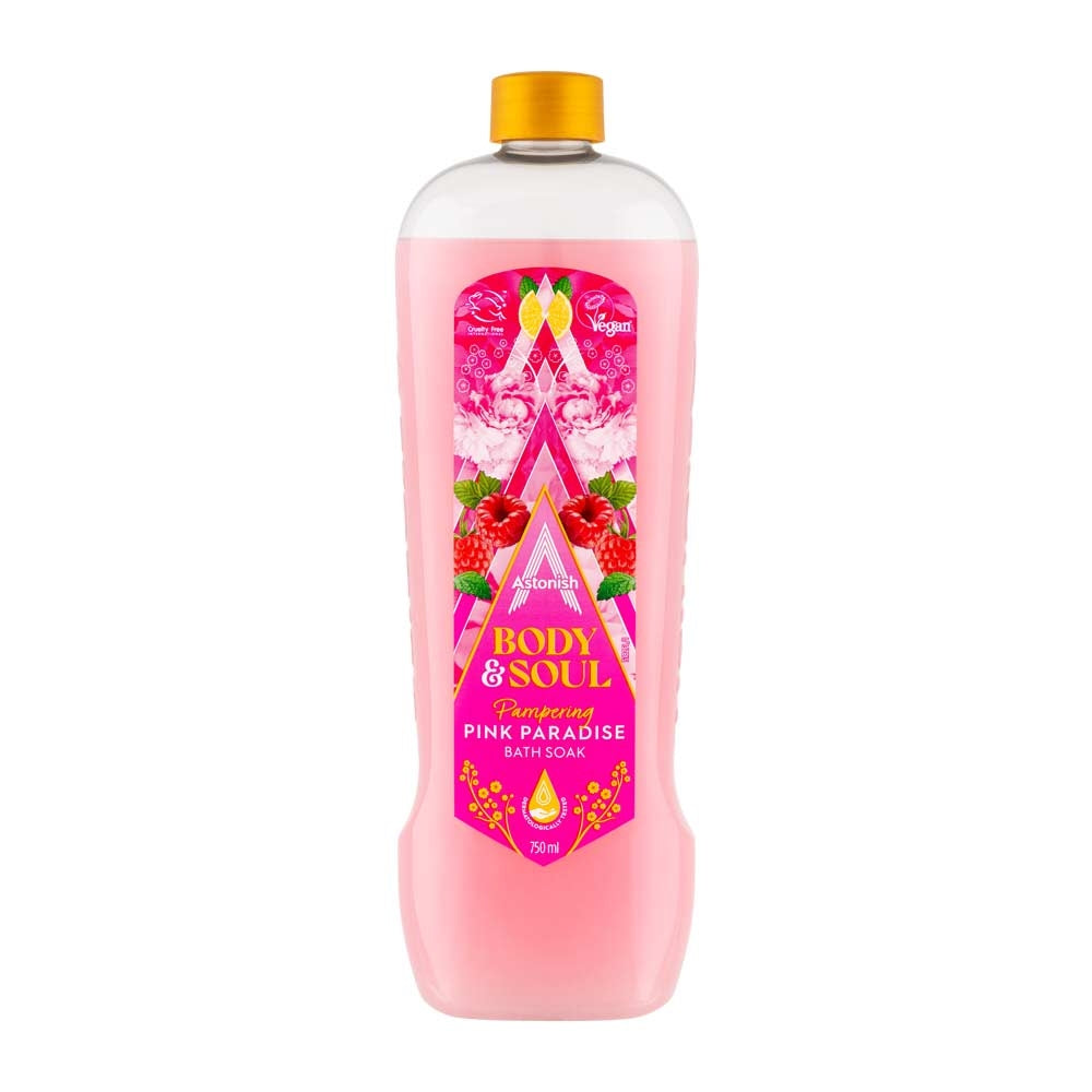 Astonish Pink Paradise Bath Soak | Poundstretcher  512502