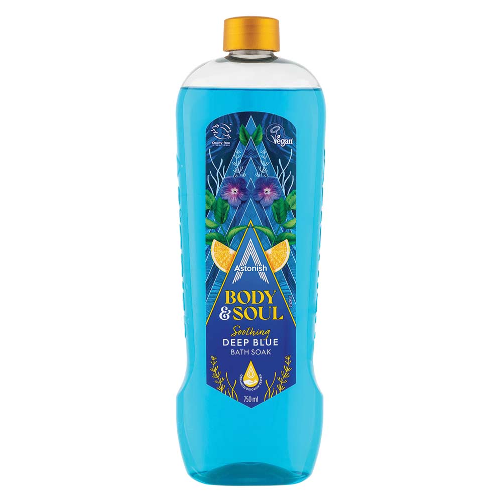 Astonish Soothing Deep Blue Bath Soak 750ml