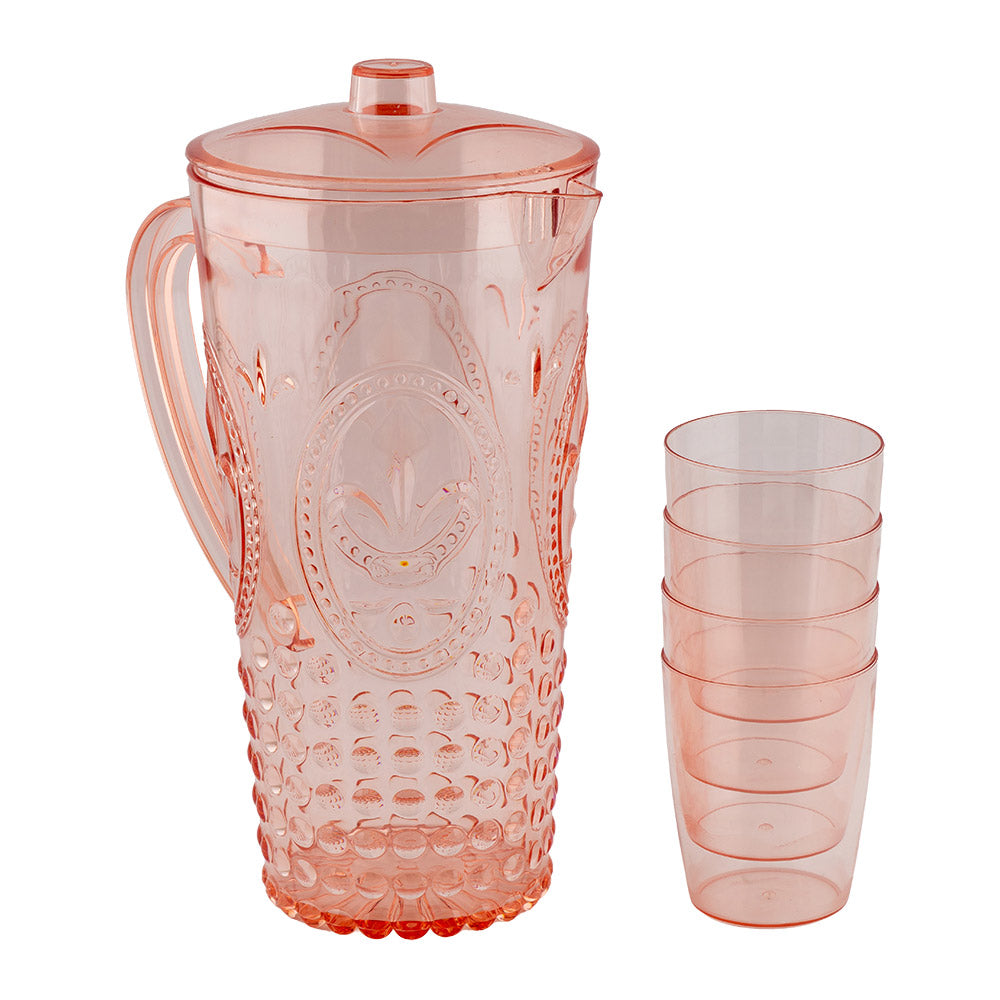 Outdoor Plastic Jug and Tumblers