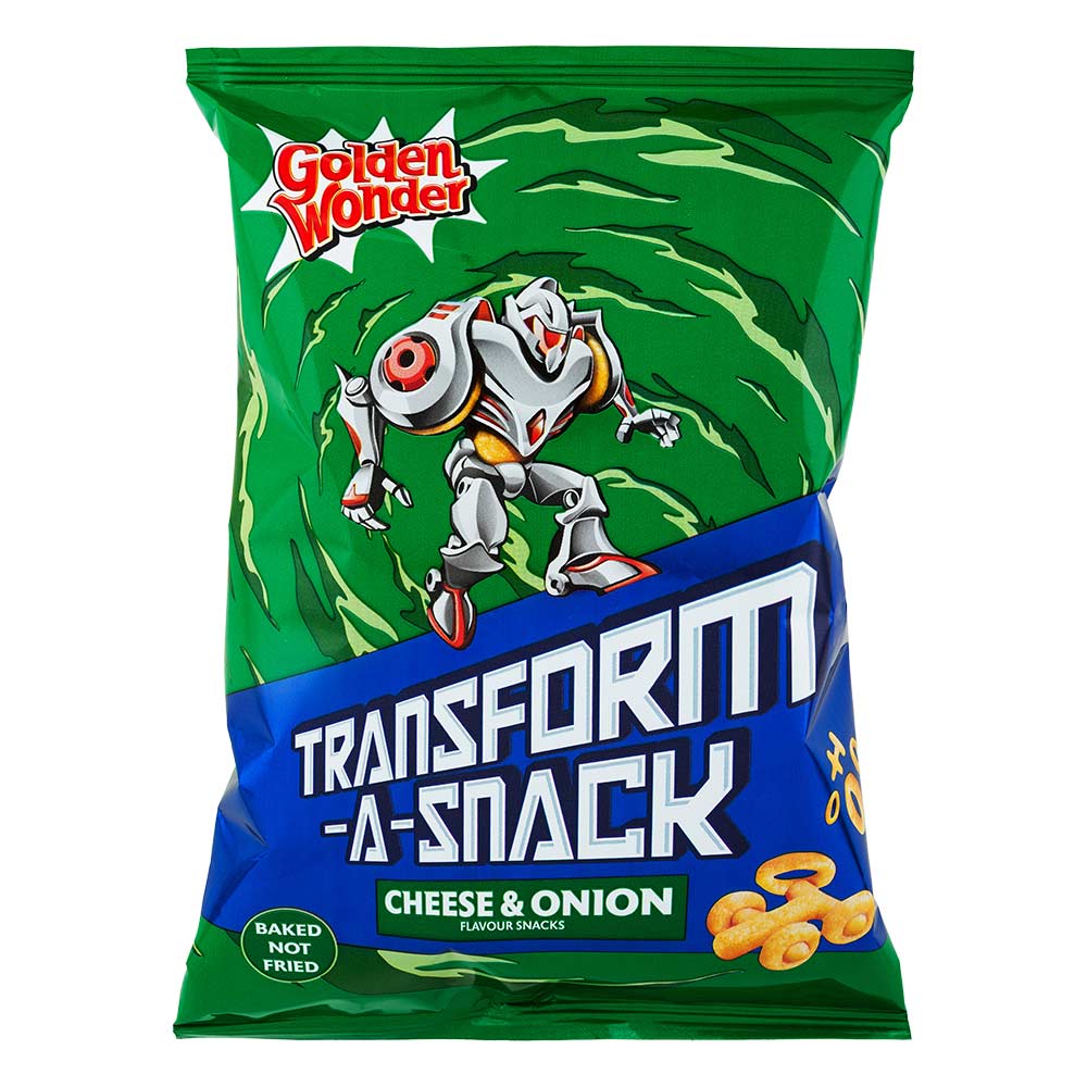 Golden Wonder Transform-A-Snack Cheese & Onion 75g
