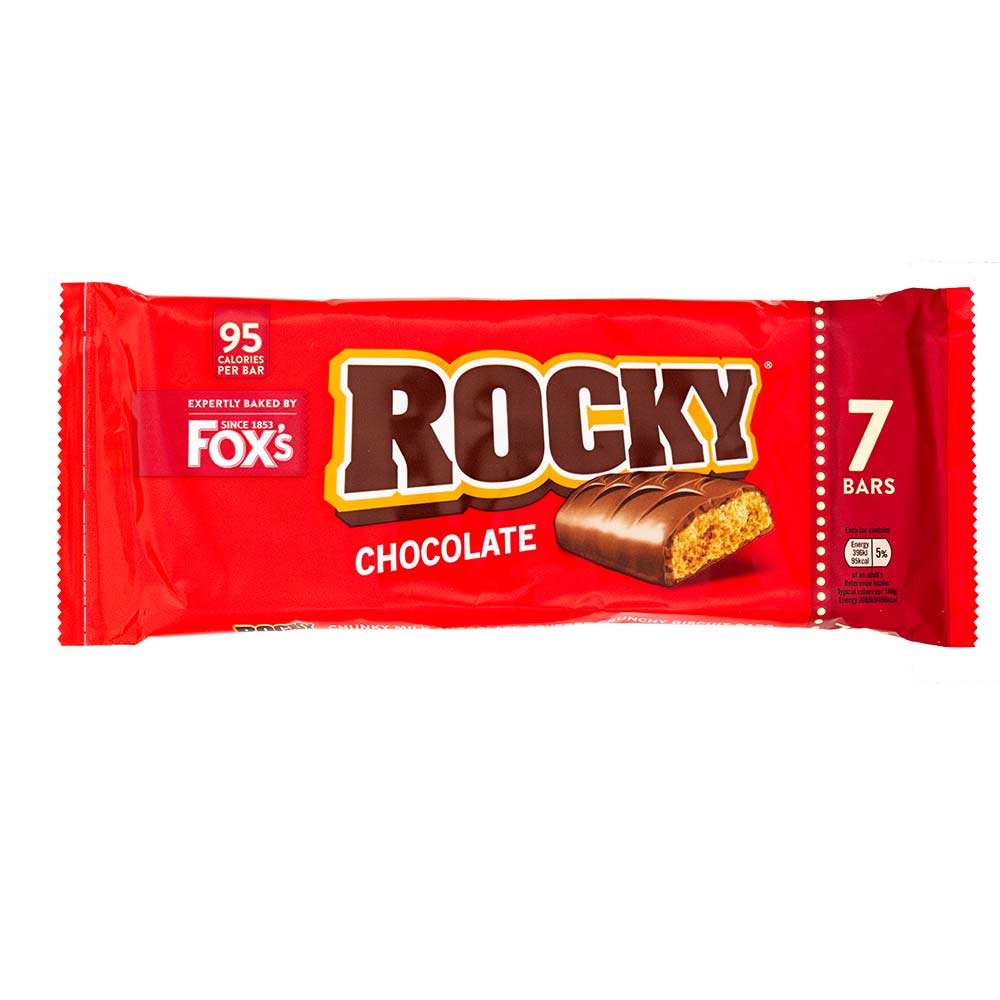 Fox's Rocky Chocolate Bars 19g x 7 Pack