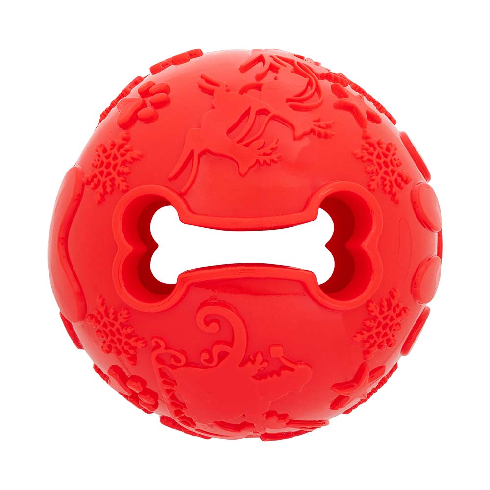 Christmas Dog Treat Ball