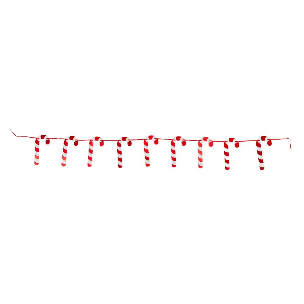 Candy Cane Garland 2 Metres
