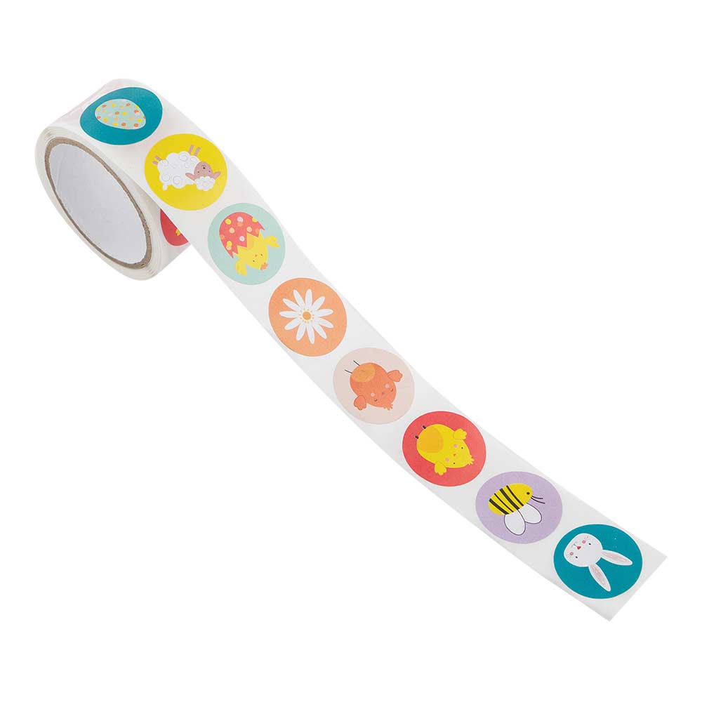 Easter Stickers Roll - 200 Pack