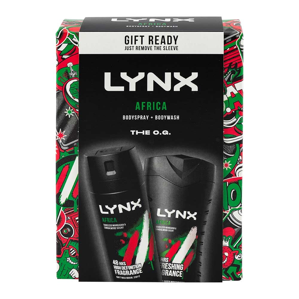 Lynx Africa Duo Gift Set | Poundstretcher  514785