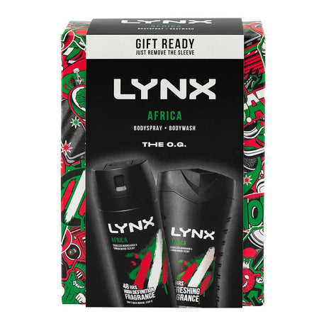 Lynx Africa Duo Gift Set | Poundstretcher  514785