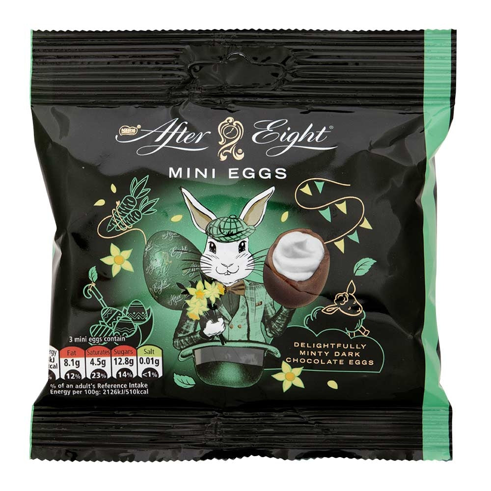 After Eight Mini Eggs 81g | Poundstretcher