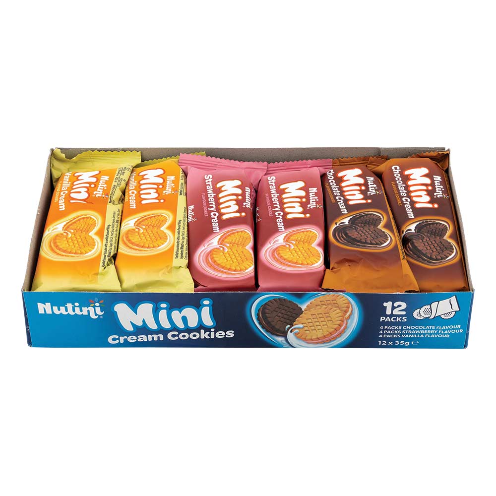 Nutini Mini Cream Cookies 12 x 35g