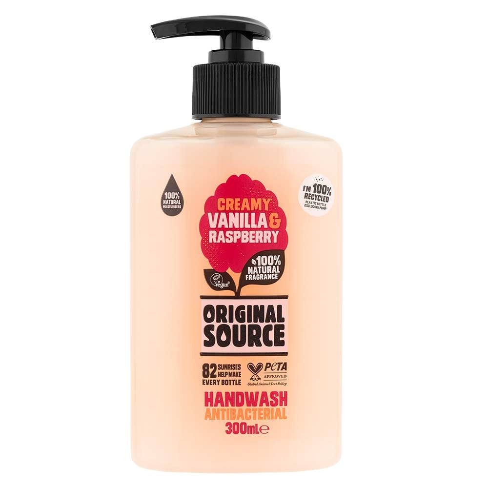 Original Source  Vanilla & Raspberry Handwash 300Ml| Poundstretcher  523101