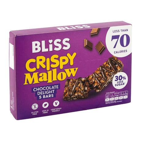 Bliss Crispy Mallow Chocolate Toffee Bars (5 Pack) | Poundstretcher  527421