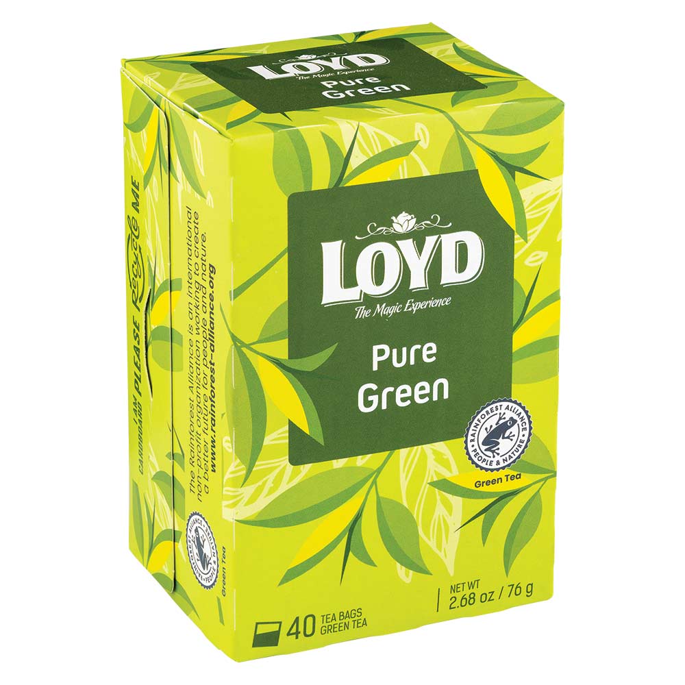 Loyd Tea Bags Pure Green Tea 40 Tea Bags