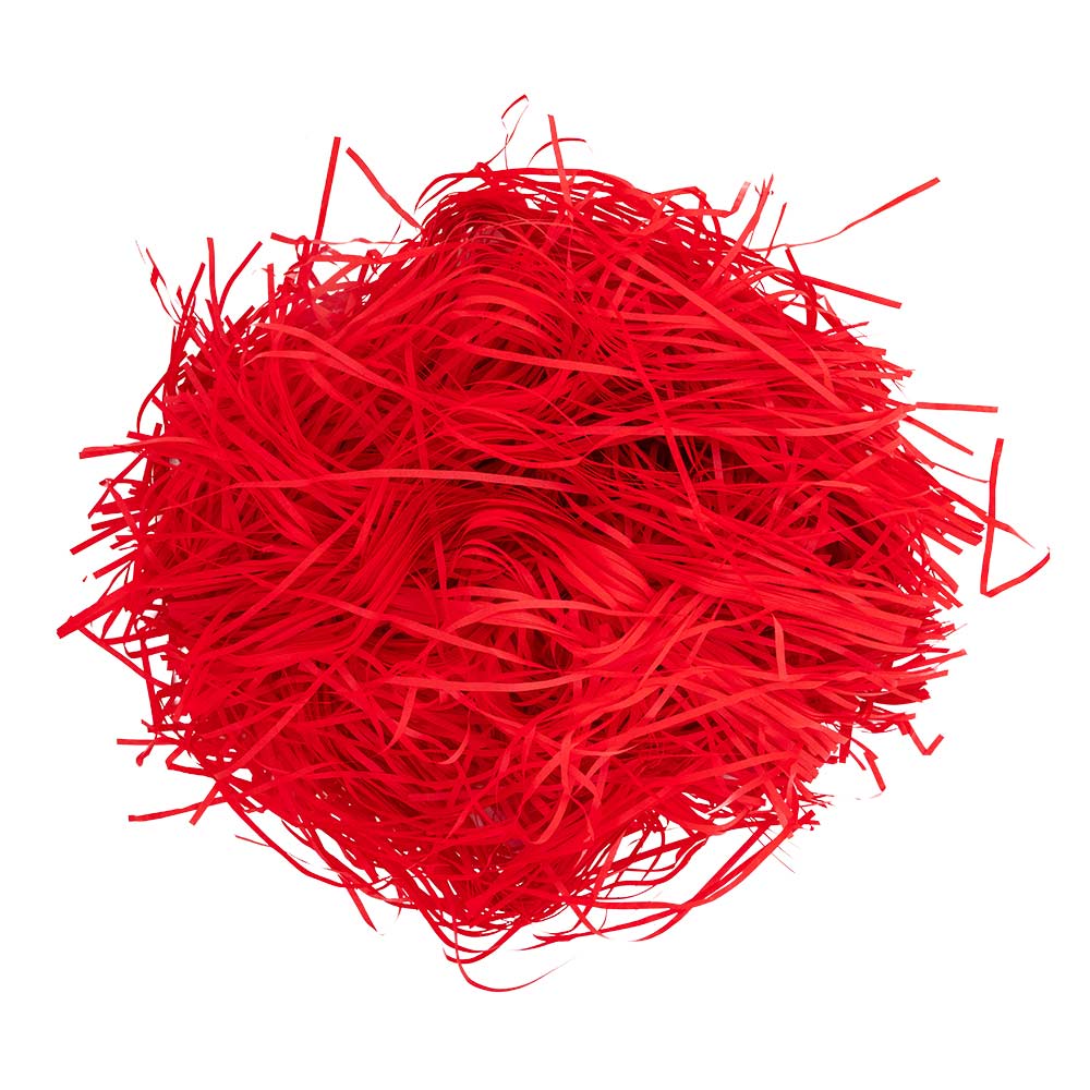 Red Shredded Tissue Paper 50g