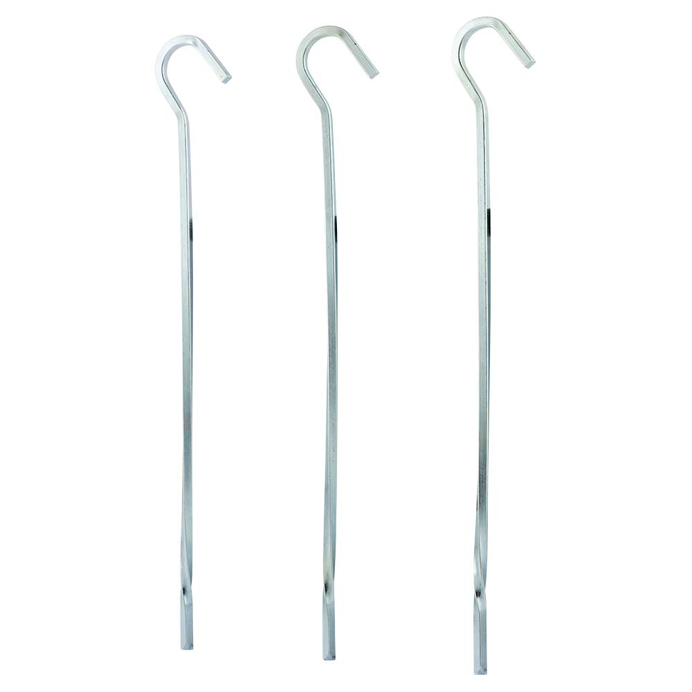Corkscrew Tent Pegs 10 Pack