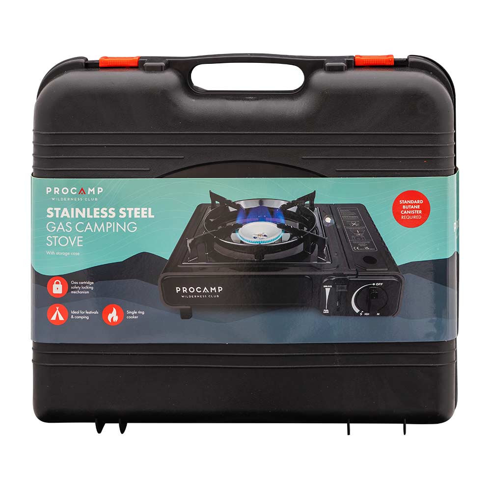 Gas Camping Stove and Carry Case