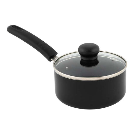 Non-Stick Saucepan With Lid 15Cm | Poundstretcher  537401
