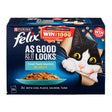 Felix As Good As It Looks Ocean Feasts Wet Cat Food 12 X 85G | Poundstretcher  539221