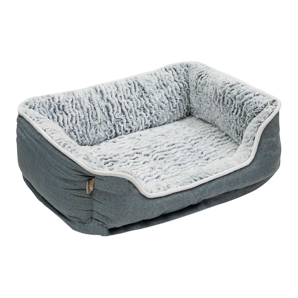Dream Paws Grey Rectangular Small Pet Sofa Bed | Poundstretcher  540201