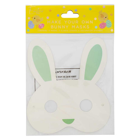 Make Your Own Bunny Mask - 4 Pack | Poundstretcher 546881