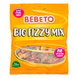 Bebeto big fizzy mix sweets in 150g on a white background