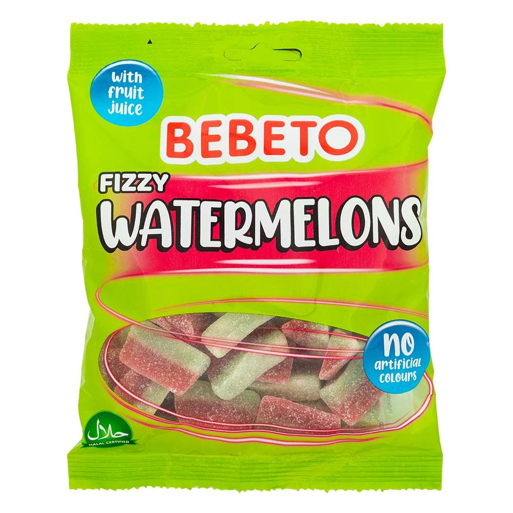 Bebeto Fizzy Watermelons 150G | Poundstretcher 553501