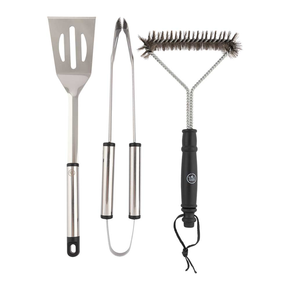 Flame Craft Cook & Clean BBQ Set 3 Pack