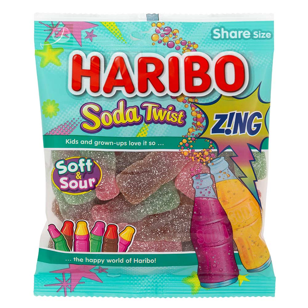 Haribo Soda Twist Zing 175g