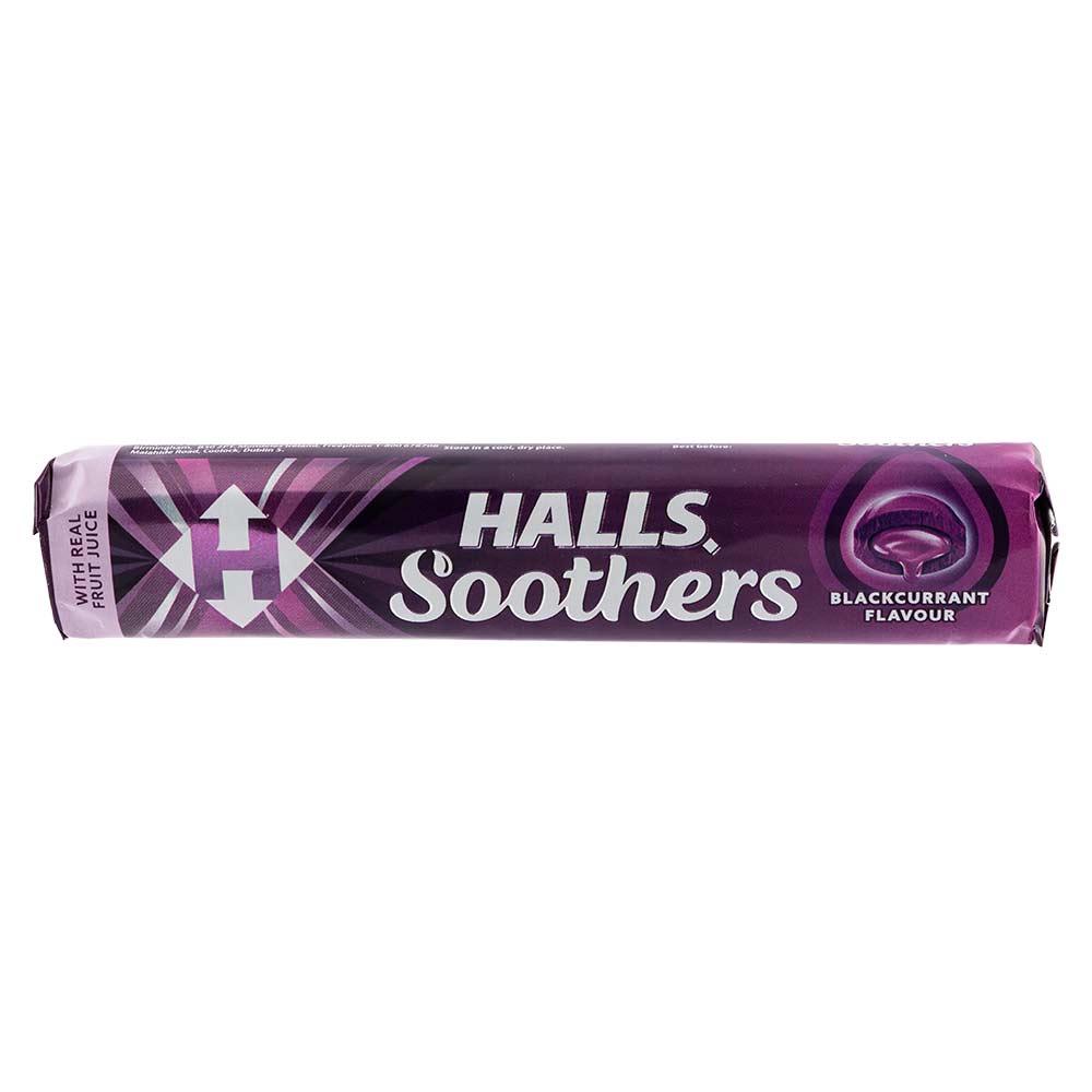 Halls Soothers Blackcurrant 45g