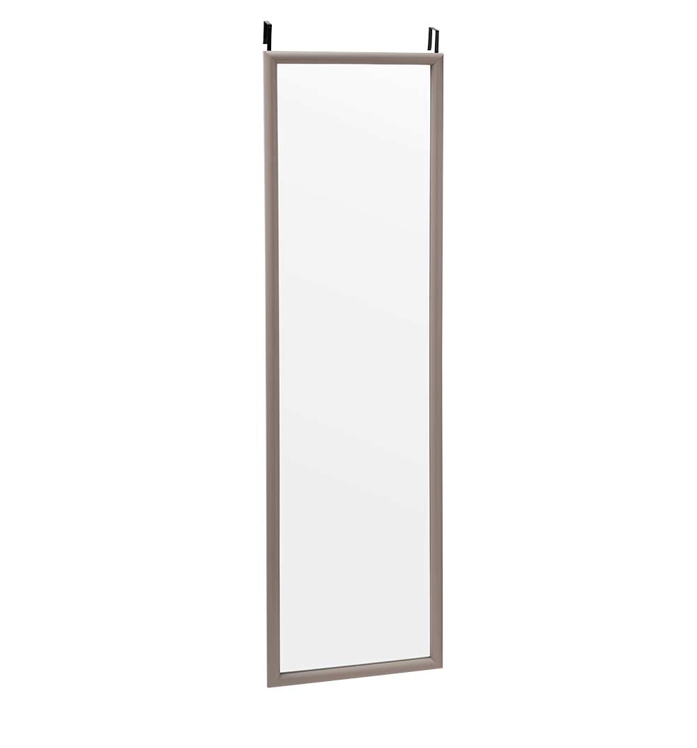 Grey Over the Door Mirror