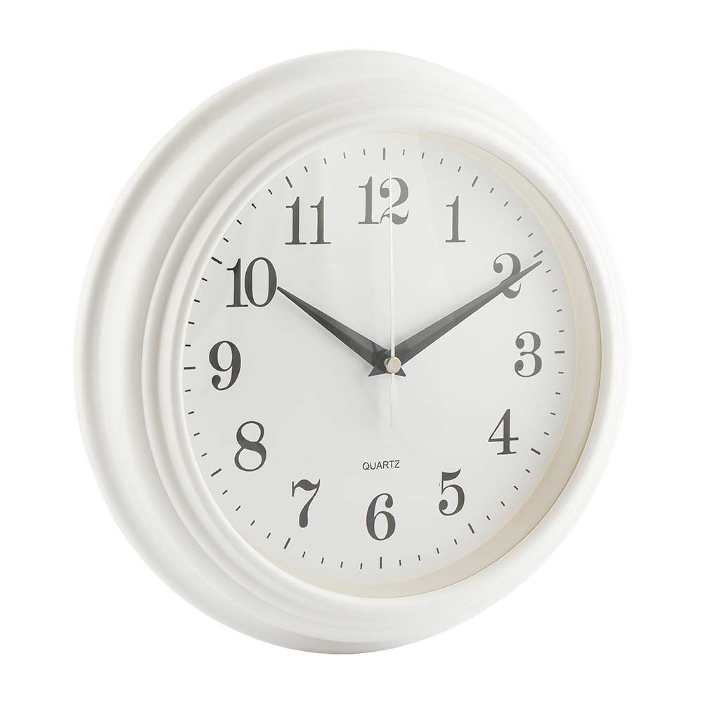 White Vintage Wall Clock