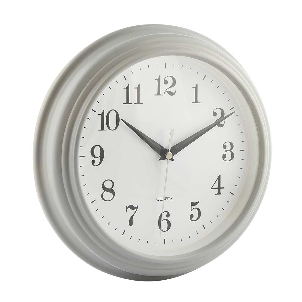 Grey Vintage Wall Clock