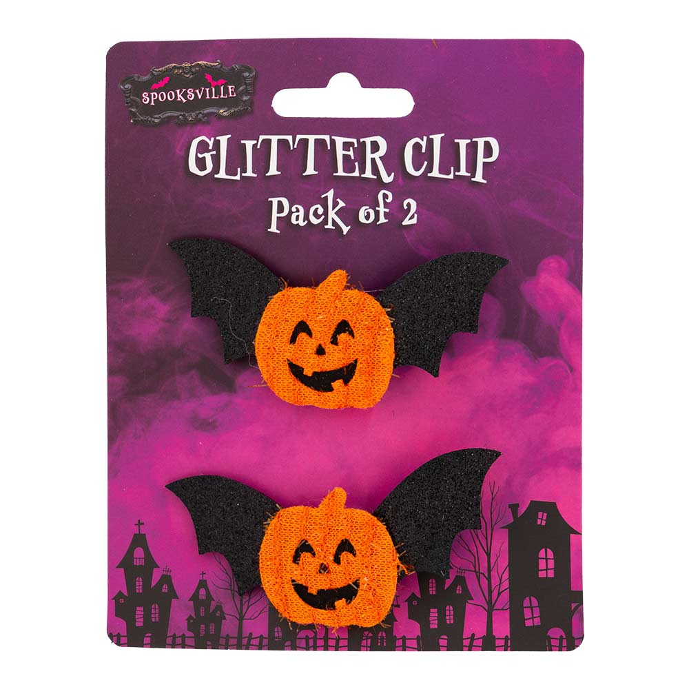 Halloween Glitter Clip 2 Pack